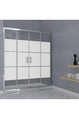 Durul Duşakabin Ön Cephe Box Desen 5mm H:190 Parlak