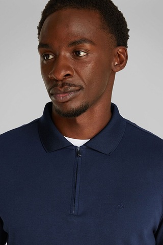 Calvin Klein Polo Yaka Erkek T-shirt Lacivert