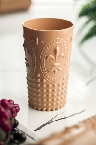 Akrilik Bal Tekli Uzun Bardak & Su Meşrubat Bardağı 750 Ml Büyük Boy & Cam Değildir