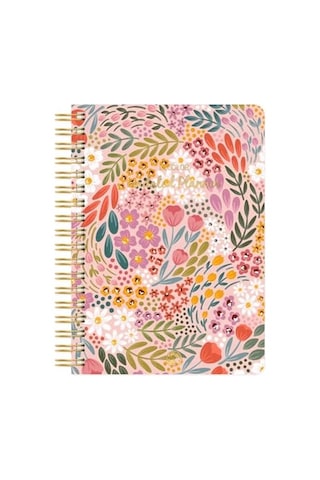 Süresiz Planlayıcı Spiralli Ajanda Defter Botanical 17x24 Cm Genel