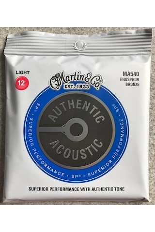Martin Ma540 Authentic Acoustic Gitar Tel Seti