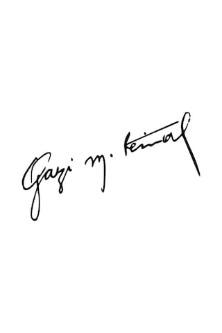 Quart Aksesuar Gazi Mustafa Kemal Atatürk İmza Sticker Oto Araba Sticker 25 X 8 Cm Siyah Standart