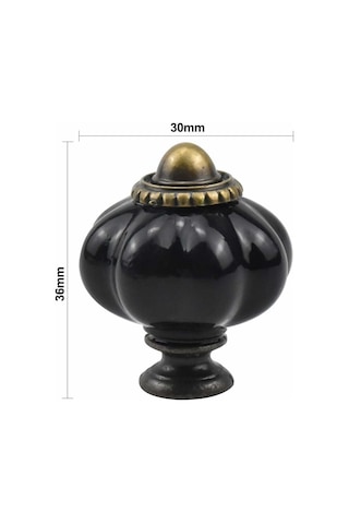 10 Adet Balkabağı Şeklinde Kapı Kolu, Seramik Çekmece Kulpları, Eski Balkabağı Kulpları, Vidalı Yuvarlak Mobilya Kulpu