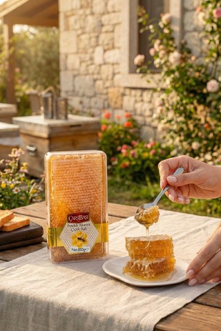 Petekli Akasya Çiçek Balı 850 Gr