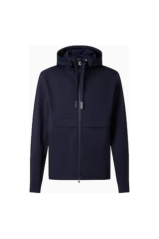 Bogner Ernesto Modern Athleisure Stil Hoodie Erkek Ceket Lacivert
