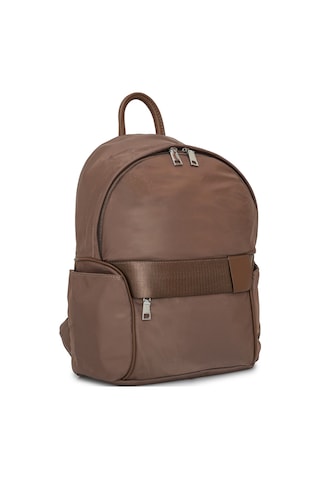 Cambirdge Polo Club Fermuarlı Yan Cepli Kadın Sırt Çantası Mb19 VİZON