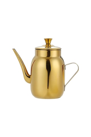 Komple Çelik Gold 560 Ml Yağdanlık Sosluk Ve Sirkelik Cin995sr Altın