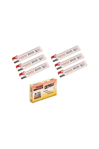 Min 0.5 MM Cetvelli Kalem Ucu 75 MM Mikro Uç 6 Adet