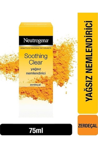 Neutrogena Soothing Clear Yağsız Yüz Nemlendiricisi 75 ML
