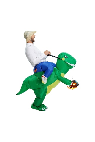 Unicomlifeerp Sınır Ötesi Festival Performansı Yetişkin Çocuk Dinozor Şişme Elbise Yürüyebilir