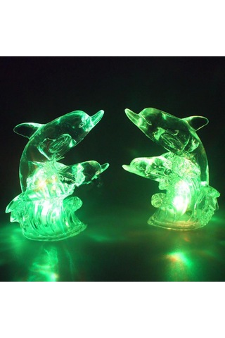 Sevimli Yunus 7 Renk Led Gece Lambası Dekorasyon Gece Lambası Çocuklar Çocuklar Hediye