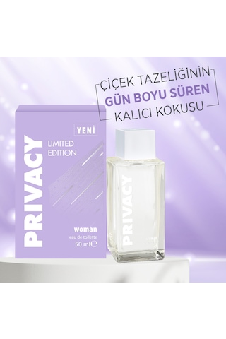 Privacy Kadın Parfüm EDT 50 ML + Emotion Romance Kadın Sprey Deodorant 3 x 150 ML