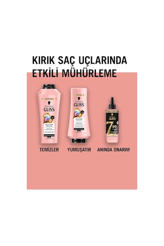 Gliss Split Hair Miracle Saç Kremi 360 ML x 3 Adet