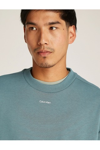 Calvin Klein Calvın Kleın Erkek Sweatshırt K10k112870-cfq K10k112870-cfq Mavi Mavi