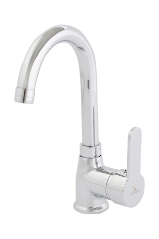 Kroma Serisi Lavabo Bataryası Gümüş