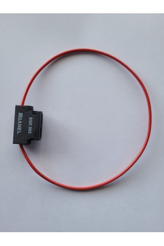 Kırmızı Kablolu Bıçak Sigorta Yuvası - 1 x 0.50 MM