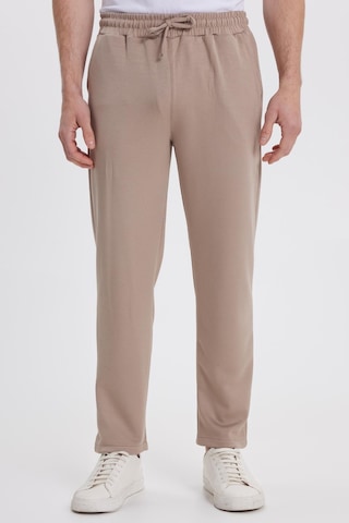 Tudors Erkek Slim Fit Dar Kesim Beli Bağcıklı 3 Cepli Geniş Paça Koyu Vizon Eşofman Altı-41914 Vizon