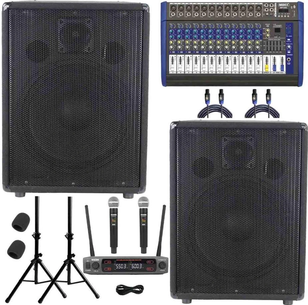 Lastvoice İdeal Plus Paket-2 Okul Tören Ve Canlı Müzik Ses Sistemi Seti