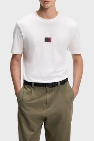 Hugo Erkek T Shirt 50553124 102 Beyaz Beyaz