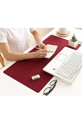 Homyl Yumuşak Mouse Pad Masa Büyük-kırmızı-şarap