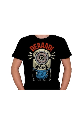 Minions Dead Minyon Tek Gözlü Tişört Unisex T-shirt 001