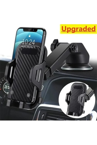 Tysm Joyjadehub Yerçekimi Araç Telefonu Tutucu Montaj Standı Vantuz 1pc - Uzun Kol, Tek Elle Kullanım İmkanı 1pc