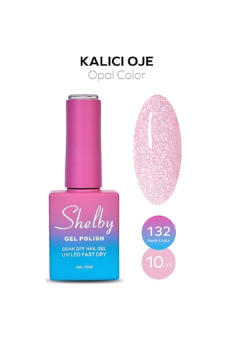 Shelby 10 Ml. A132 Opal Renk Kalıcı Oje