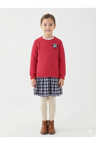 Xo Kids Kız Çocuk Elbise 8-12 Yaş 4063 Pembe