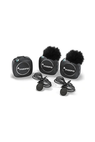 Maono Au-wm820a2 Dual Kablosuz Yaka Mikrofonu