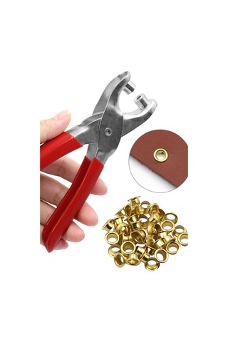 Çıtçıt Düğme Montajında Kolaylık Sağlayan Metal Pense Ve 25 Takım Düğme Seti