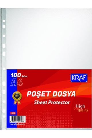 Delikli Poşet Dosya 5 Paket