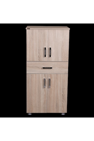 Çok Amaçlı 12679 Dolap Model Hard Parlak Somon Suntalem 1çekme 130 El Yapım Açık Kahverengi