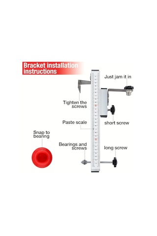 Willowhaven 1 Adet Ayarlanabilir Lazer Seviye Duvara Montaj Askısı Tavan Ve Duvar Braketi