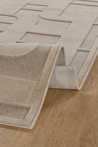 Kaşmir Halı İskandinav Tora Beige 160x230 Cm Salon Mutfak Halısı Yolluk Bej