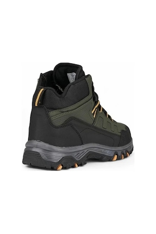 Erkek Yarım Boğaz Su Geçirmez Outdoor Bağcıklı Fermuarlı Bot Haki