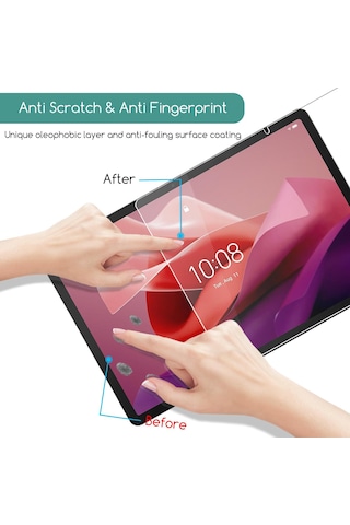Lenovo Idea Tab Pro 2025/tab P12 2023 Uyumlu Temperli Cam Ekran Koruyucu 2 Adet