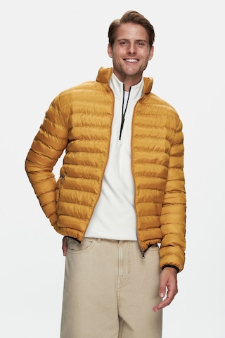 Ucla Northwın Sarı Fermuarlı Ve Cepli Polyester Standard Fit Erkek Mont - Sarı