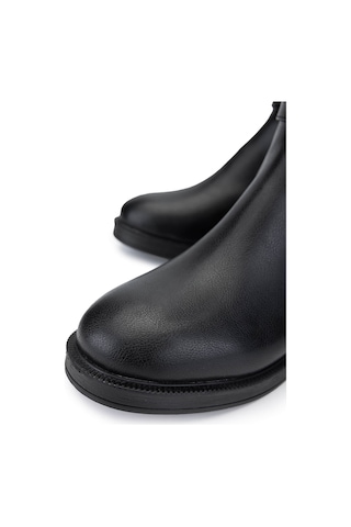 Tamer Tanca Kadın Vegan Siyah Casual Çizme 1065 39-6005 Bn Czm Sk24-25 Sıyah Cılt Siyah