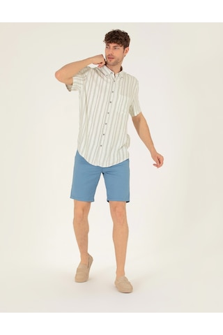 Pierre Cardin Erkek Koyu Mavi Şort / Bermuda 50264863-vr032 Koyu Mavi