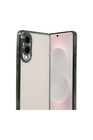 Samsung Galaxy Uyumlu. S25 Edge Razer Lensli Silikon - Yeşil