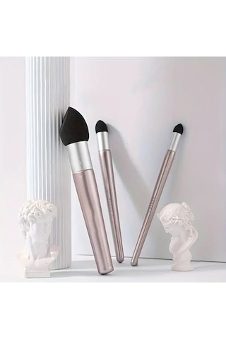 Sünger Vurgulayıcı, Detay Gölgeleme, Kara Kalem Silgi, Pastel Tonlama, Yıkanabilir-pembe Set 3'lü