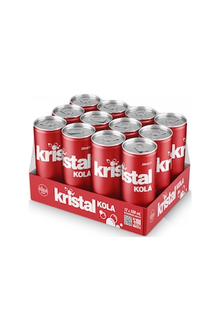 Kristal Kola 330 ml Gazlı İçecek 12'li