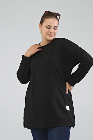 Ferace Kadın Oversize İki İplik Tesettür Tunik 001