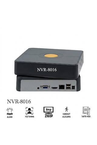Baff Nvr-8010 8mp 4k Ultra Hd Xmeye Tabanlı Network Kamera Kayıt Cihazı 10 Kanal Seçenekleriyle