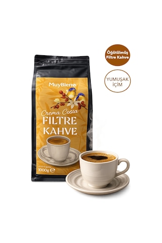 Crema Costa Filtre 1000 Gr Öğütülmüş Kahve Filtre
