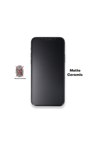 Apple Uyumlu iPhone 11 Ekran Koruyucu Tam Kaplayan Mat Seramik Nano