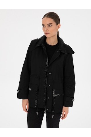 Pierre Cardin Kadın Siyah Kaban 50306387-vr046 Siyah