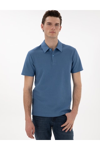 Pierre Cardin Erkek Mavi Tişört 50307581-vr036 Mavi