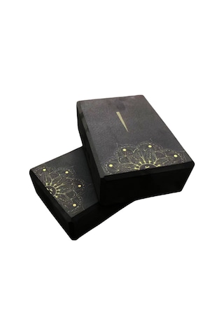 Xtr Fitness Yoga Blok Siyah Desenli Yoga Bloğu 2 Adet Siyah