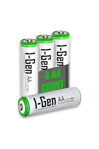 I-Gen B111 4 Adet AA 2700 Mah Şarj Edilebilir Kalem Pil 1.2V Ni-MH Şarjlı Pil